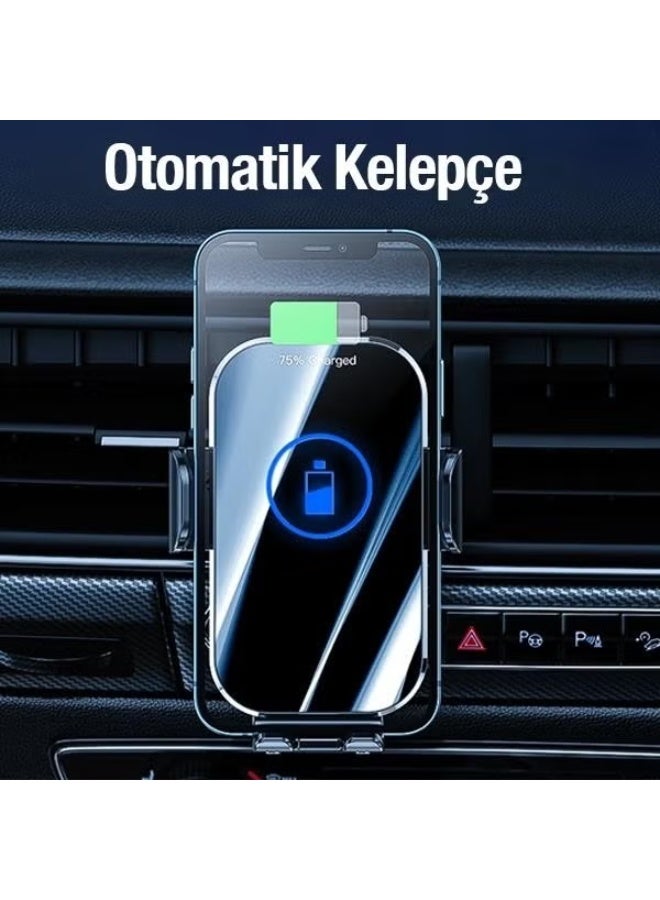 Polhammobile Polham 15W Super Fast Smart Chip Wireless Charging Phone Holder with In-Car Ventilation Inlet - Image 3